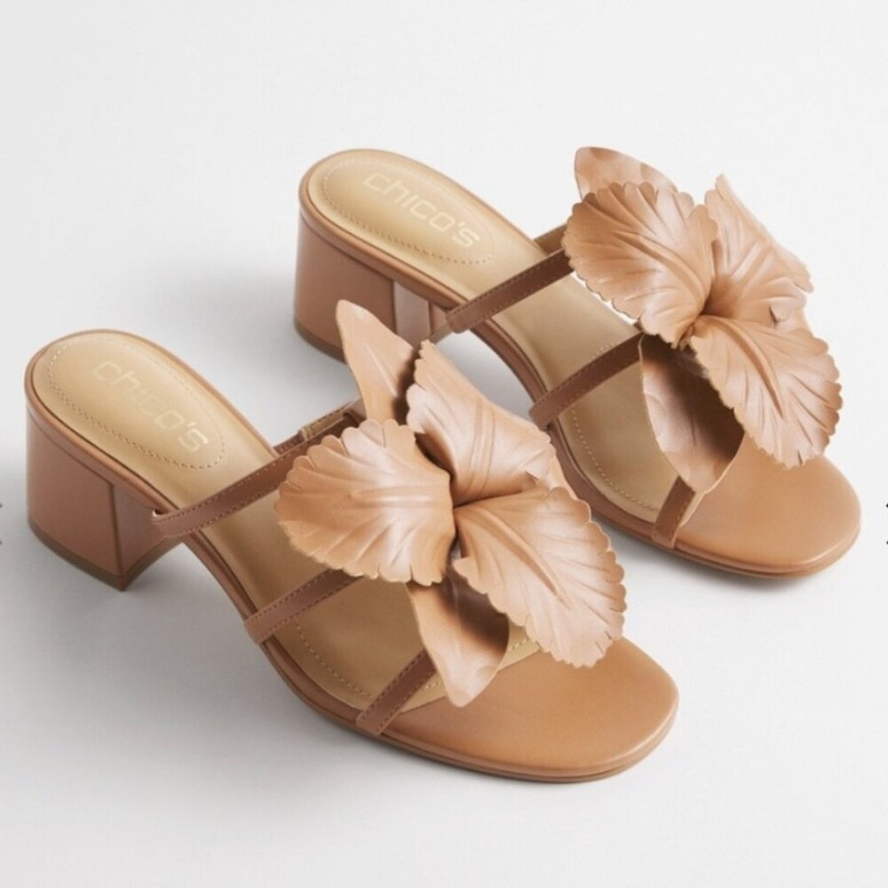Chico's Flower Sandals Size 9.5